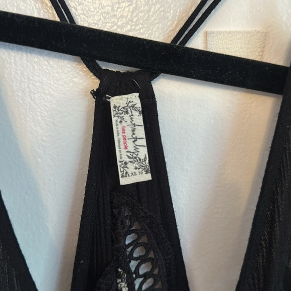 Free people black floral dress - Picture 3 of 4